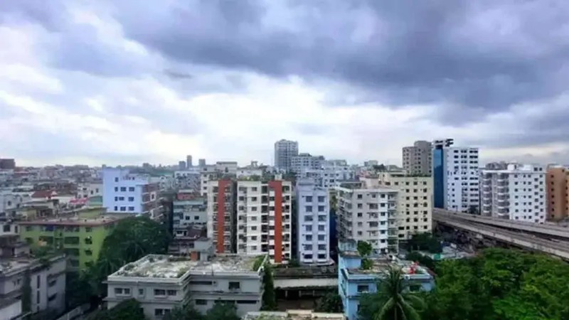 ঢাকার আকাশে মেঘ, বজ্রসহ বৃষ্টির পূর্বাভাস