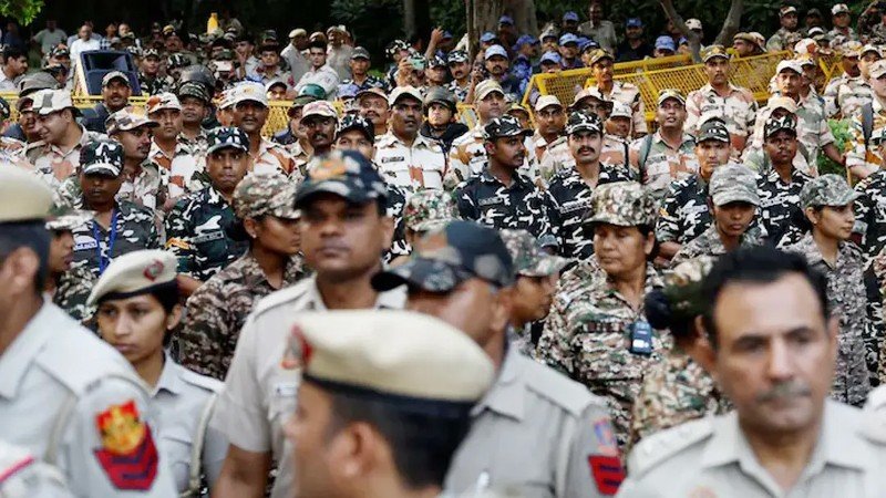 সিজেপিকে মোকাবিলায় নয়াদিল্লিতে ২৫ হাজার পুলিশ, ৩ শতাধিক ক্যামেরা