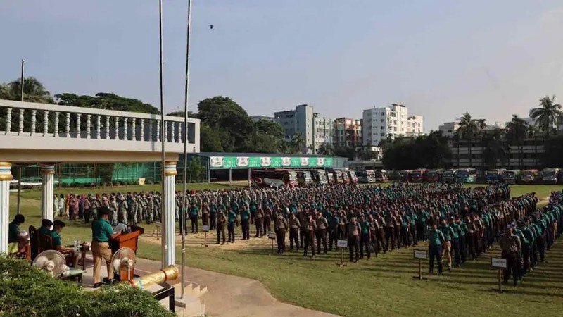প্রধানমন্ত্রীর চট্টগ্রাম সফর ঘিরে সিএমপির সার্বিক নিরাপত্তা ব্রিফিং প্যারেড