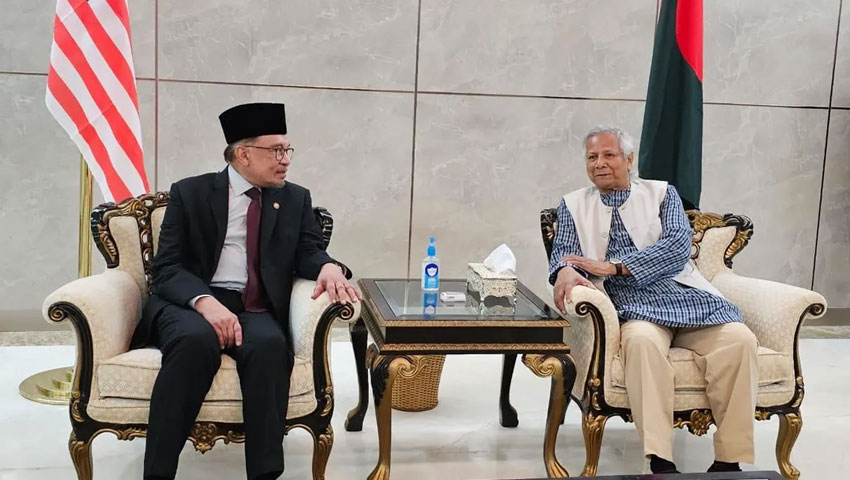 মালয়েশিয়ার সঙ্গে সম্পর্ক নতুন উচ্চতায় নিতে চাই: প্রধান উপদেষ্টা