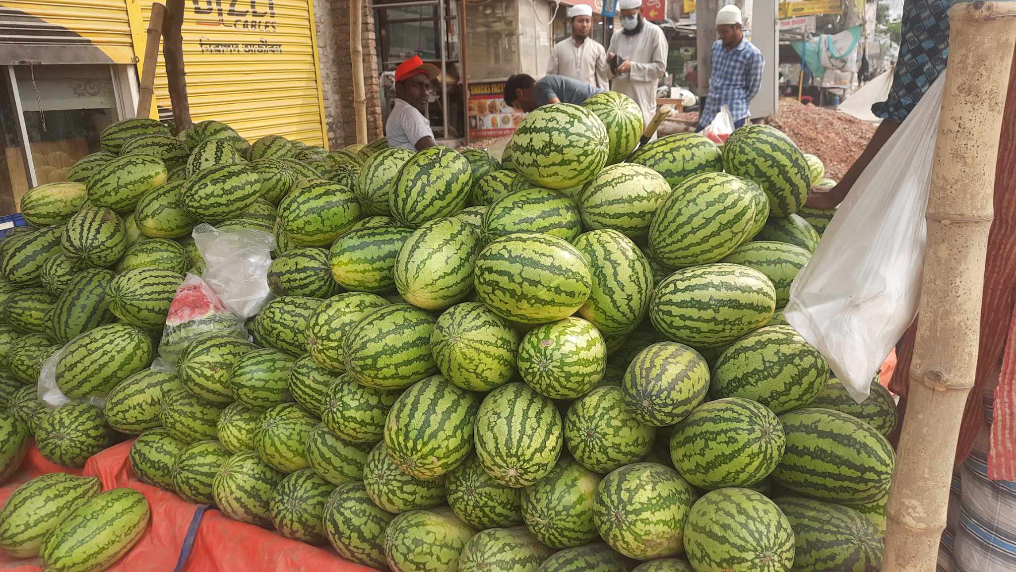 বাজারে ভরপুর তরমুজ, দামেও স্বস্তি
