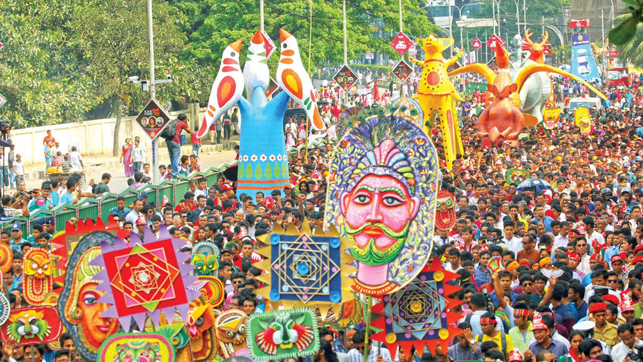 ভিন্ন আঙ্গিকে এবারের নববর্ষের আনন্দ শোভাযাত্রা
